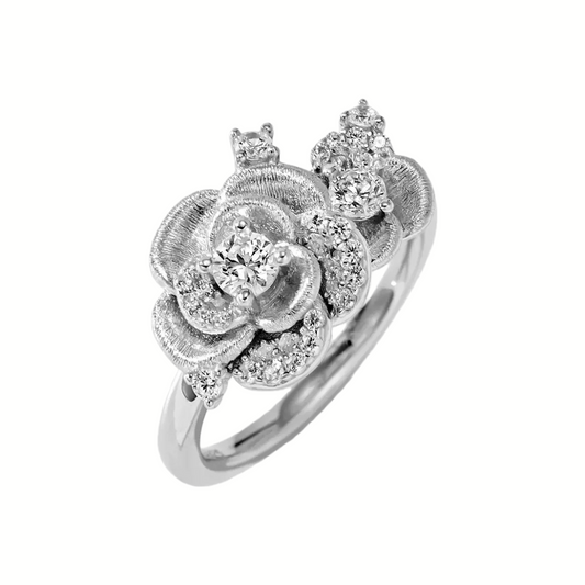 Rose Brushed Ring
