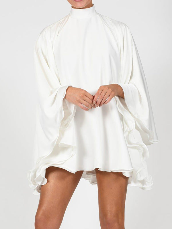 Valentina High-Neck Backless Mini Dress