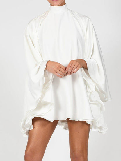 Valentina High-Neck Backless Mini Dress