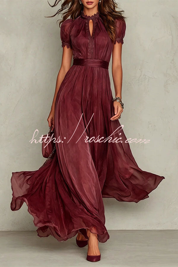 Ophelia Chiffon Maxi Dress