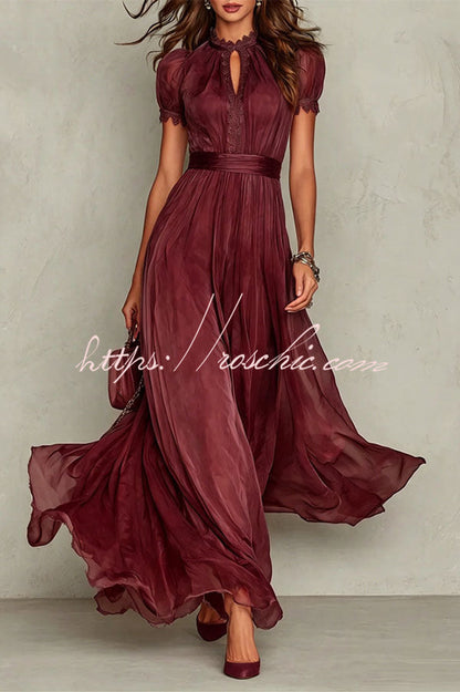 Ophelia Chiffon Maxi Dress