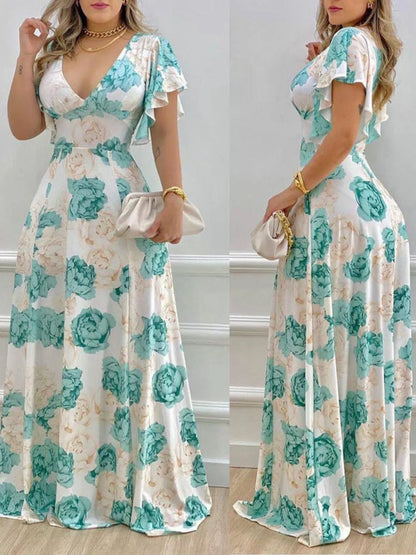 Charlotte Floral Maxi Dress