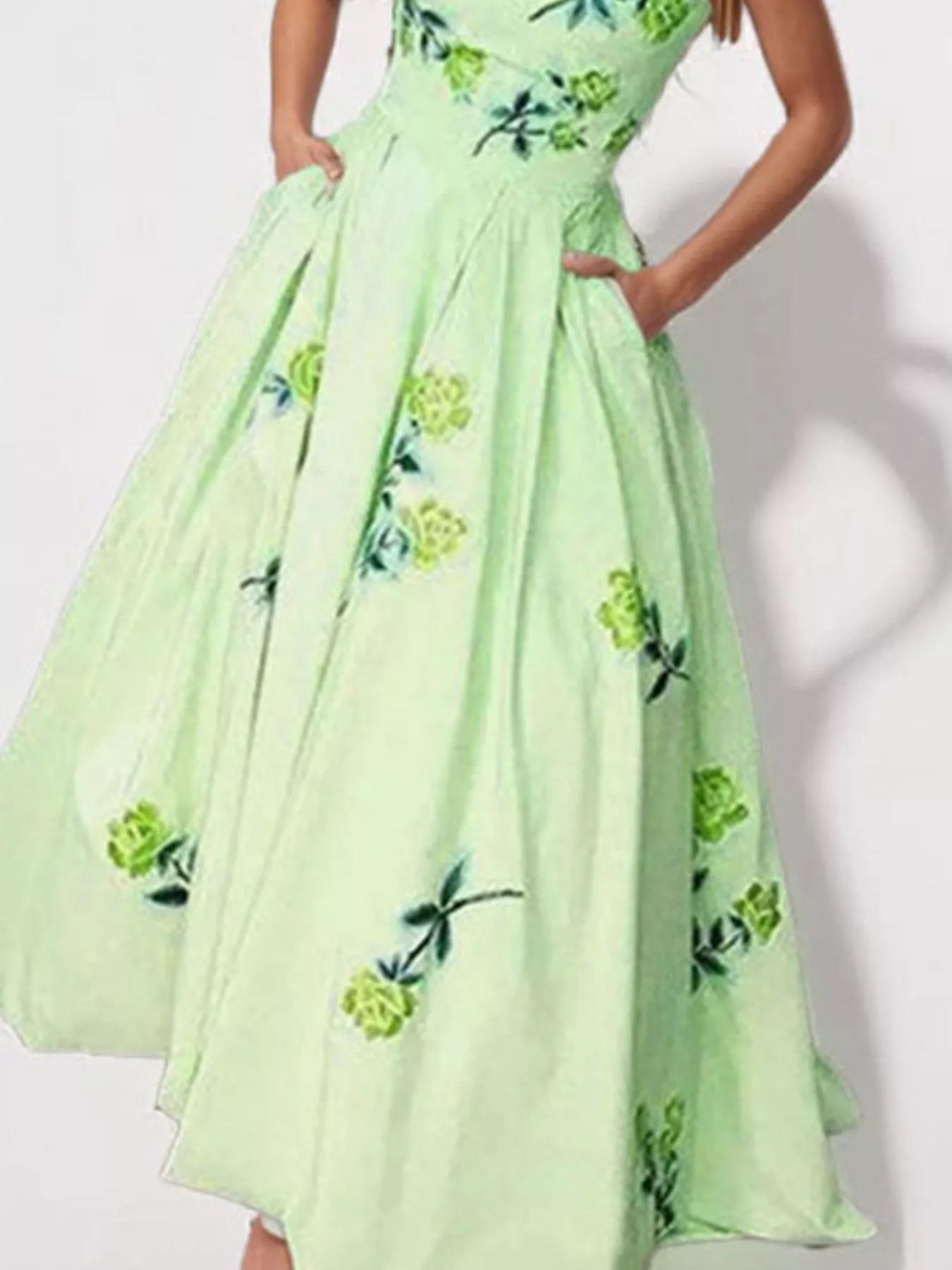 Margot Floral Tube Maxi Dress
