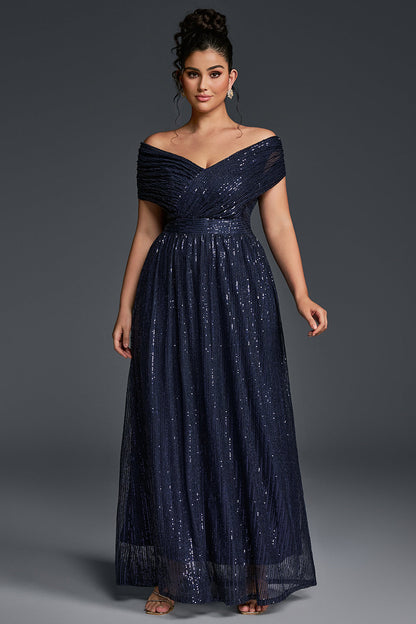 Valentina Sequin Maxi Dress in Emerald