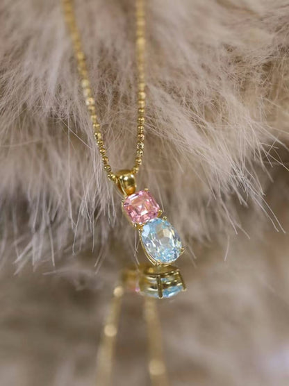 Blue&Pink Necklace