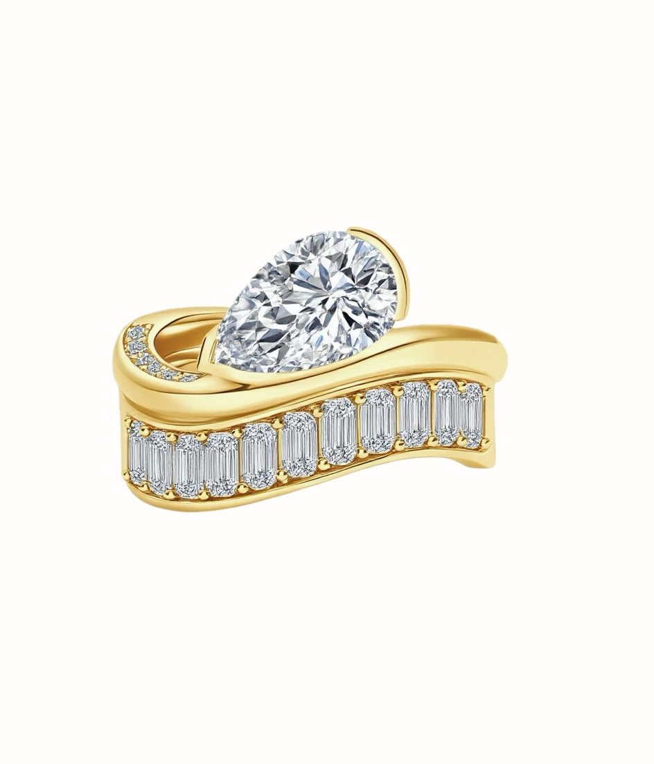 Oval Love Stackingring