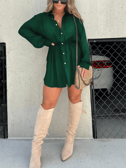 Jessica Satin Romper