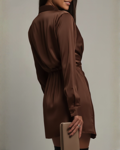 Sienna Wrap Mini Dress