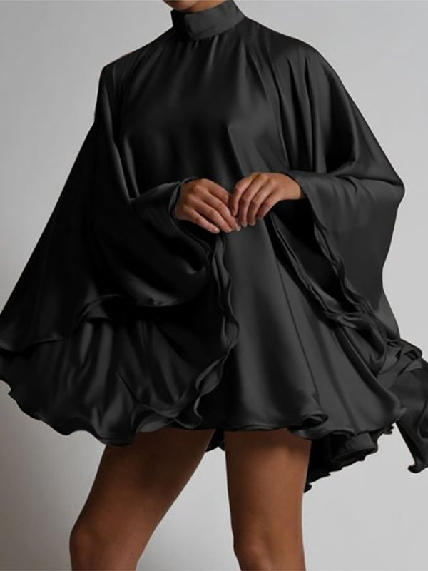 Valentina High-Neck Backless Mini Dress