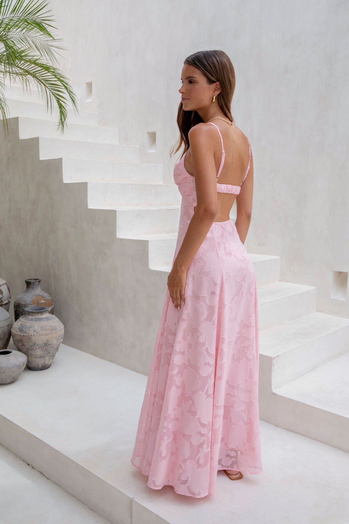 Ophelia Paradise Maxi Dress in Soft Yellow