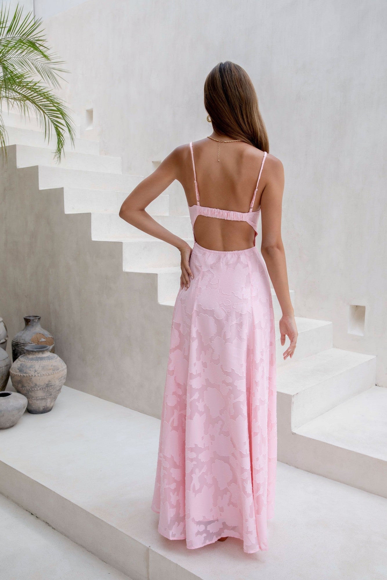 Ophelia Paradise Maxi Dress in Soft Yellow