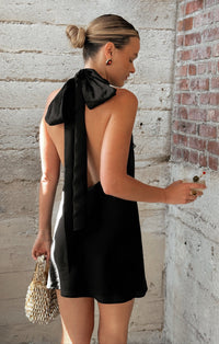 Black Luxe Satin