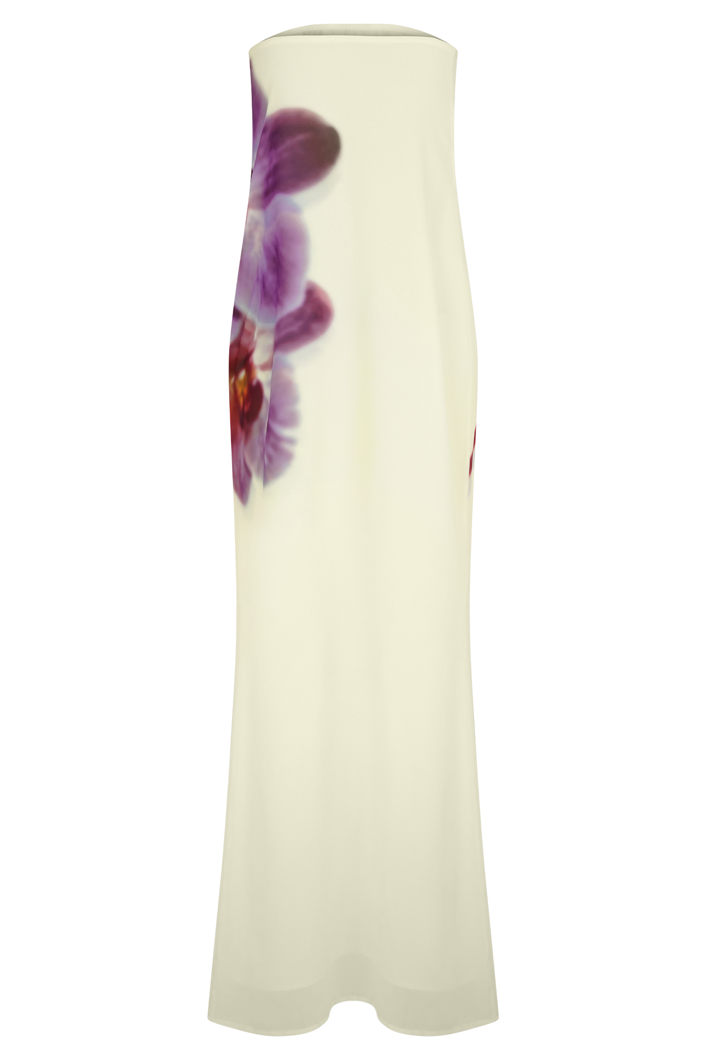 Amaya Strapless Chiffon Maxi Dress