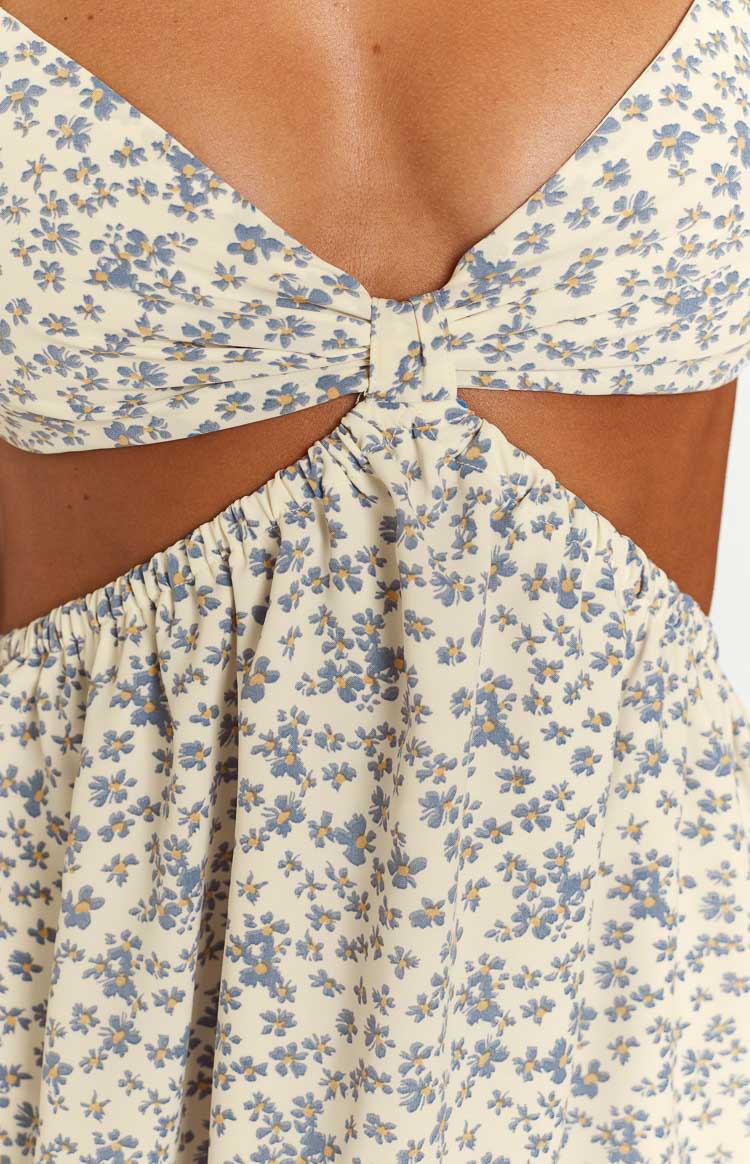 Amorgos Floral Mini Dress