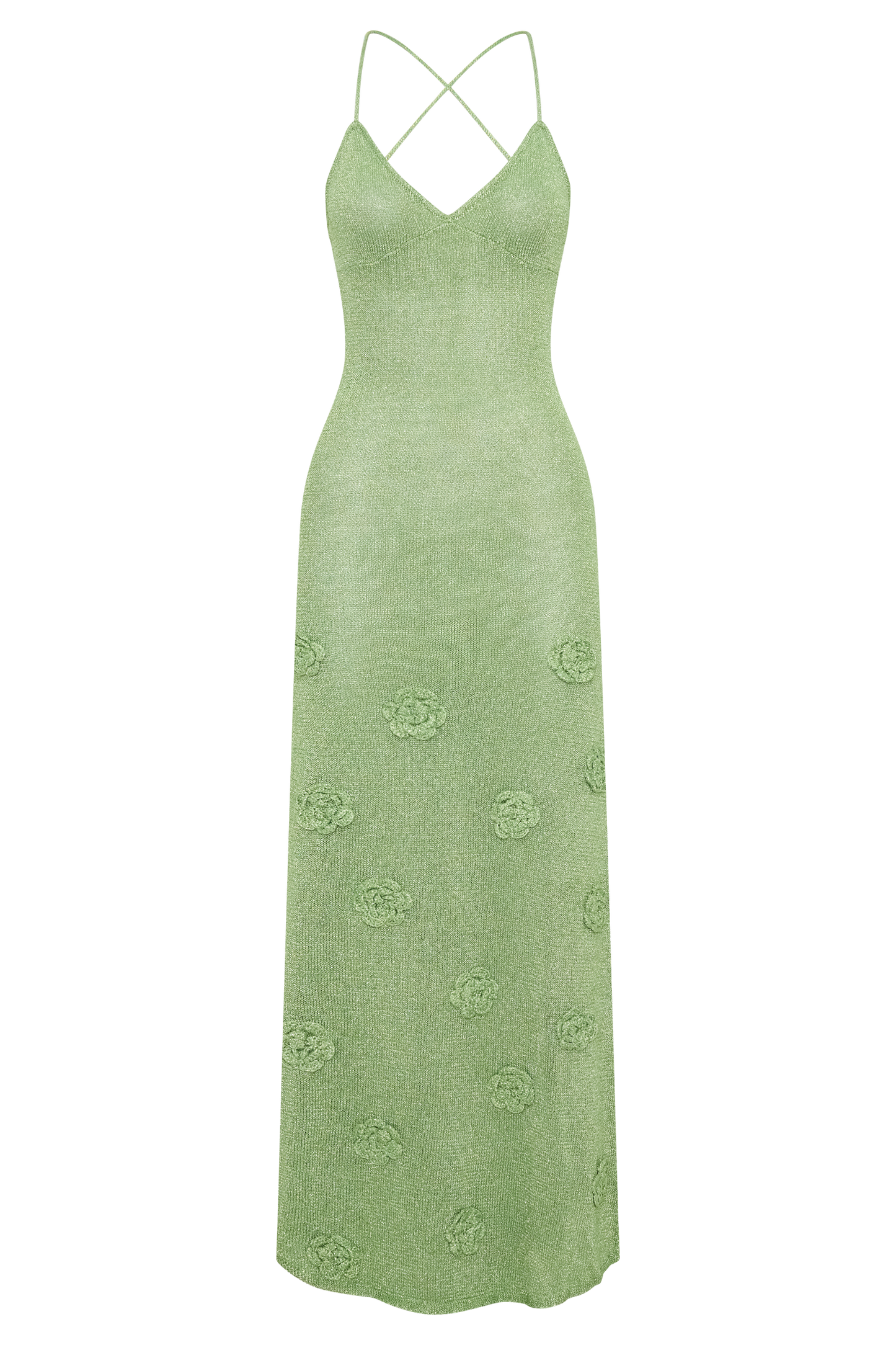 Suki Metallic Knit Maxi Dress