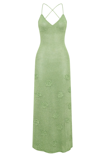Suki Metallic Knit Maxi Dress