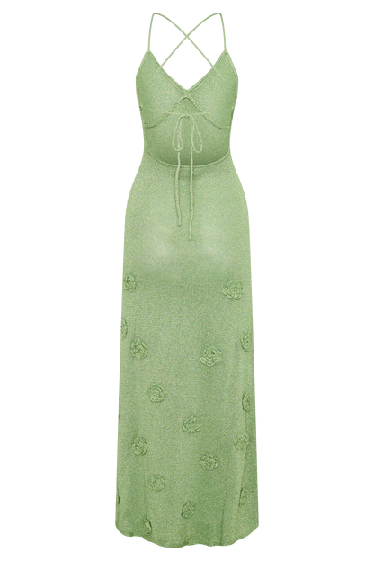 Suki Metallic Knit Maxi Dress