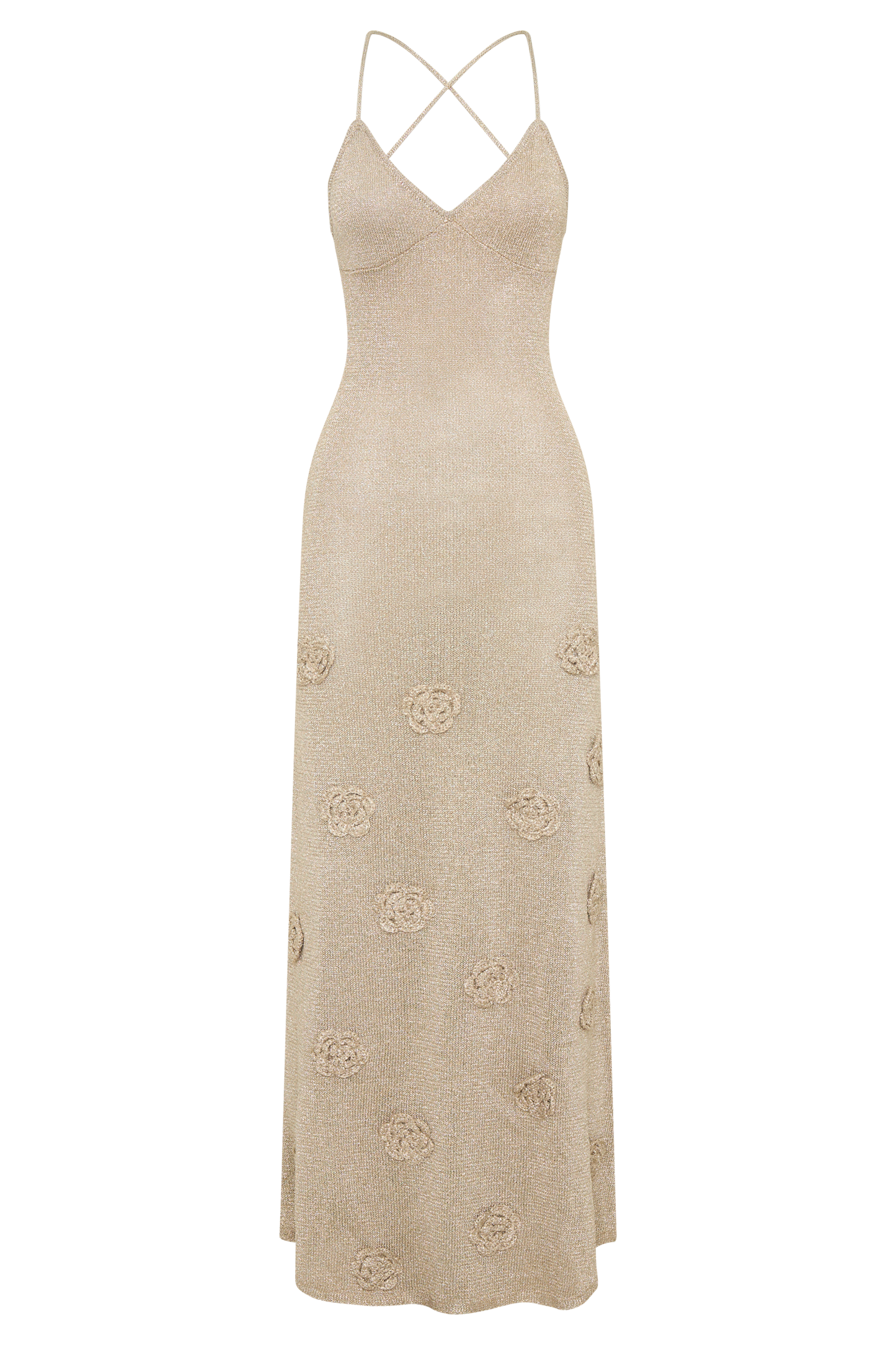 Suki Metallic Knit Maxi Dress