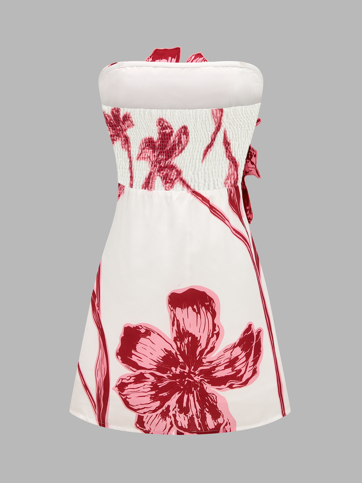Margot Floral Strapless Mini Dress