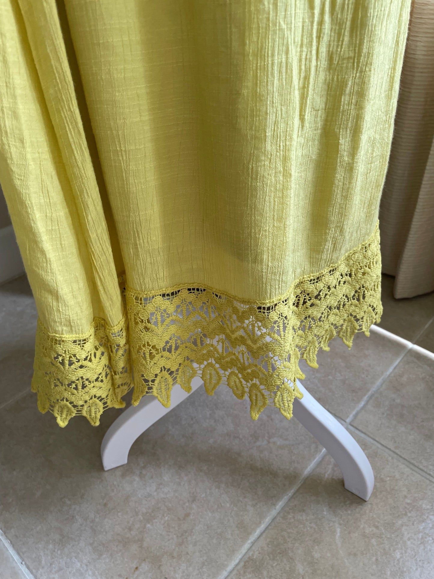 Magnolia Off-Shoulder Crochet Maxi Dress