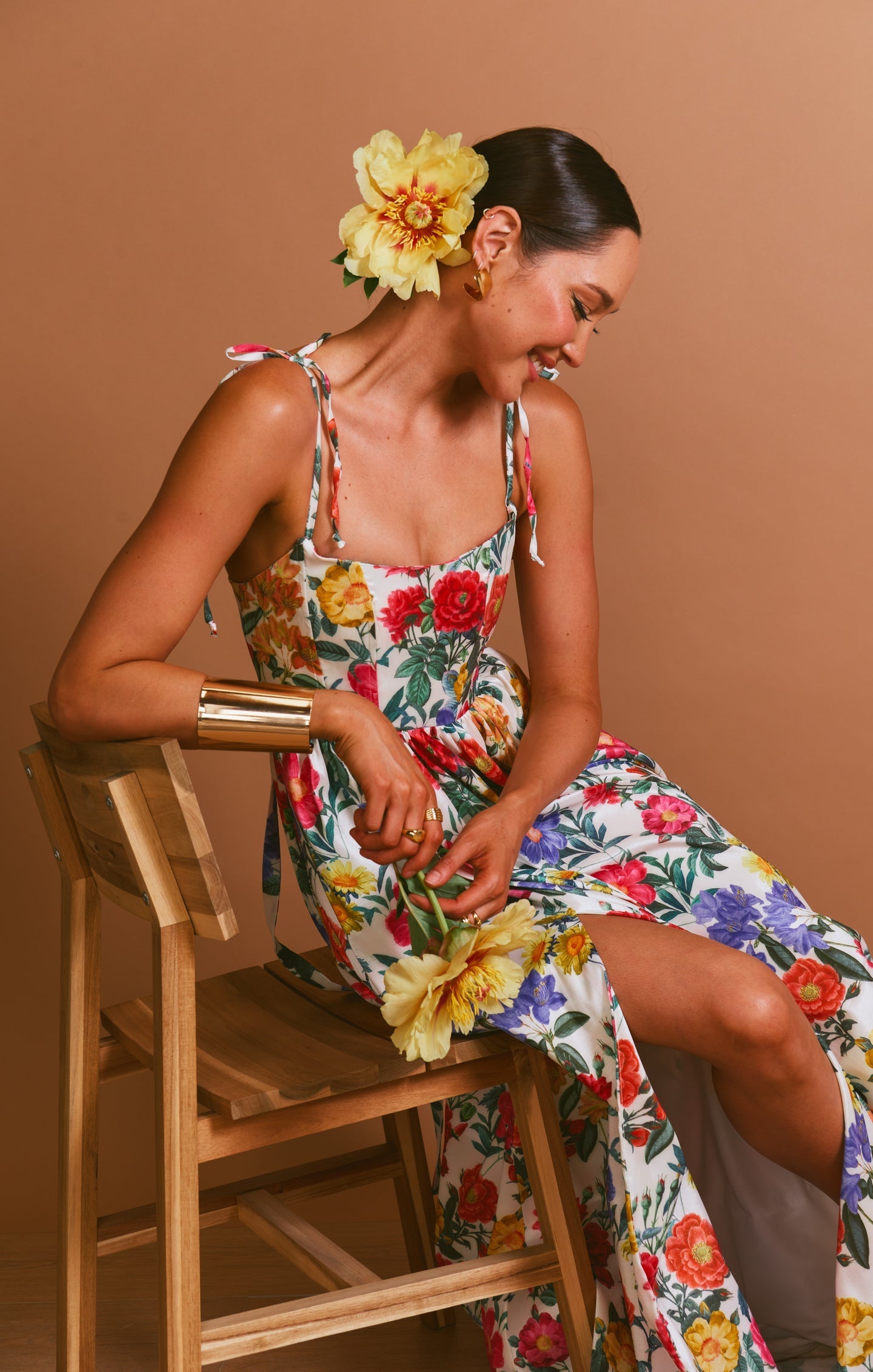 Juliet Taffeta Maxi Dress