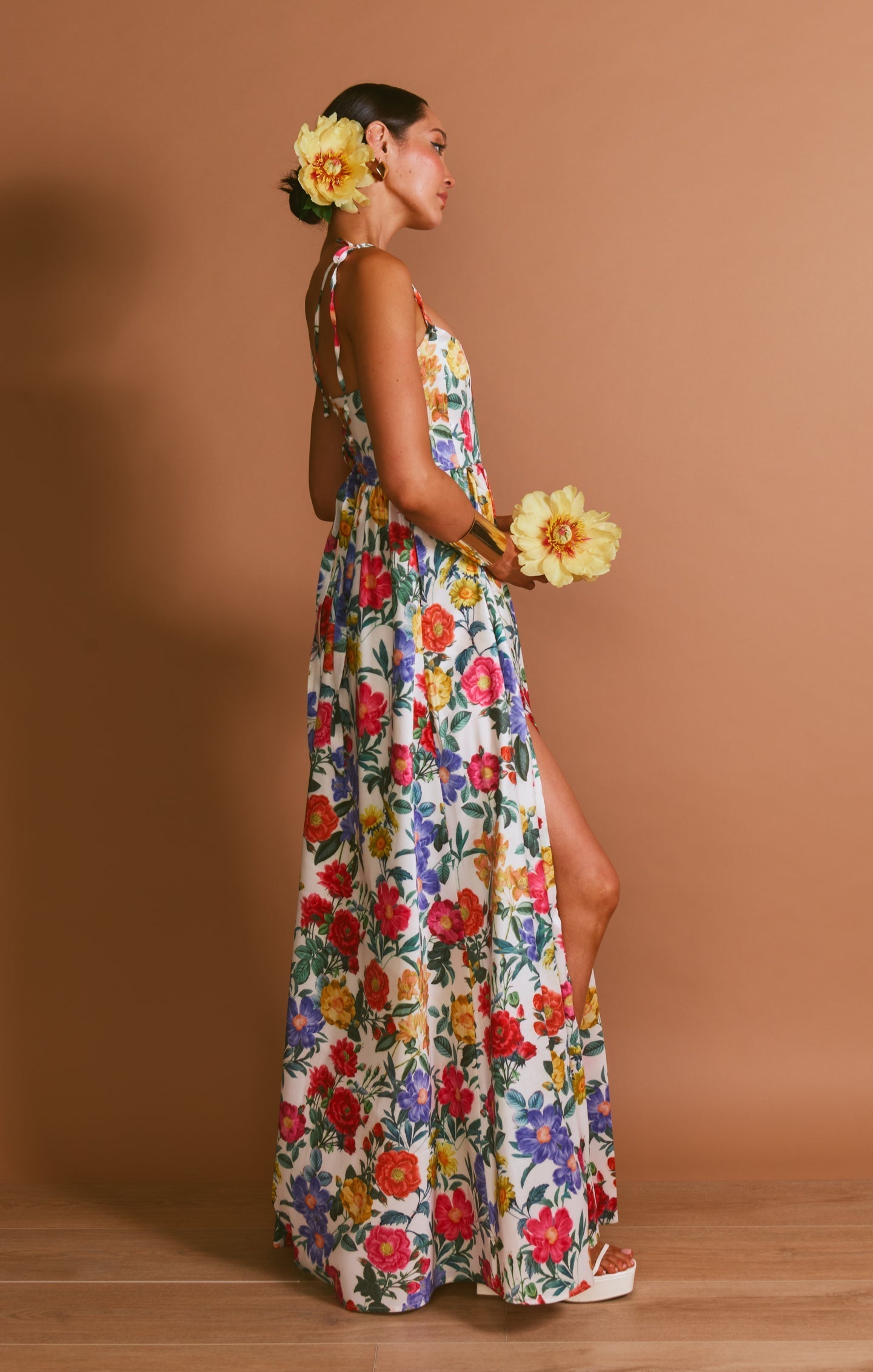 Juliet Taffeta Maxi Dress