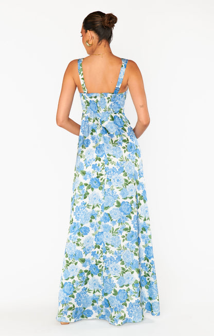 Nina Cottage Floral Maxi Dress