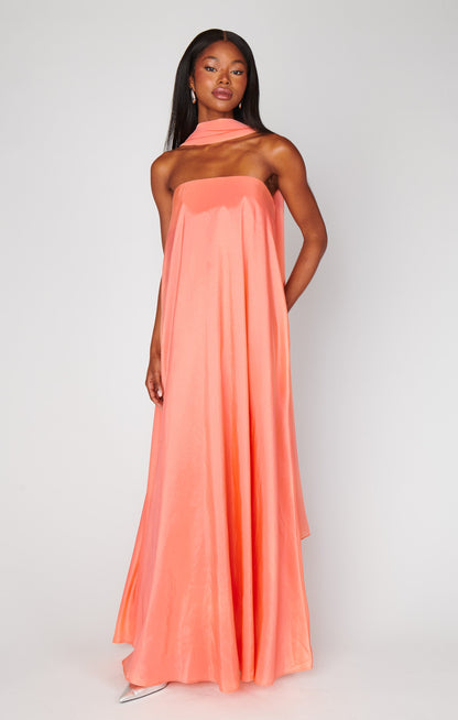 Margot Silk Charmeuse Wedding Guest Dress