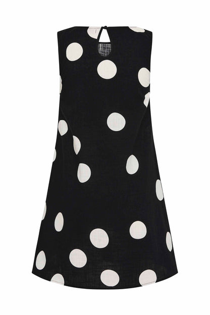 Margot Silk Mini Dress in Spritz