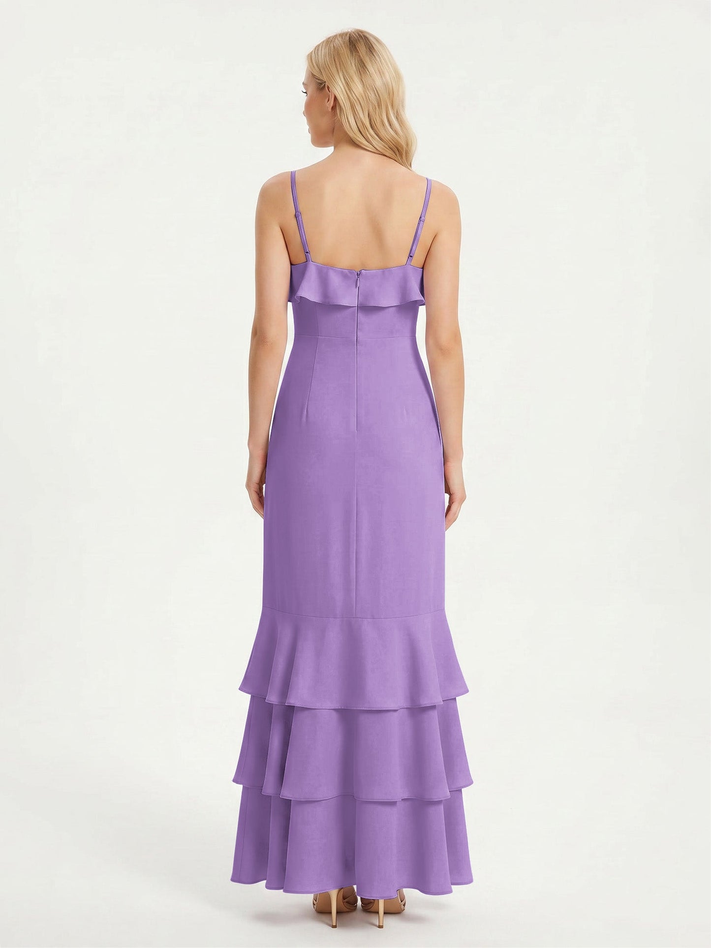 Isabelle Chiffon Tea-Length Bridesmaid Dress