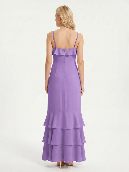 Isabelle Chiffon Tea-Length Bridesmaid Dress