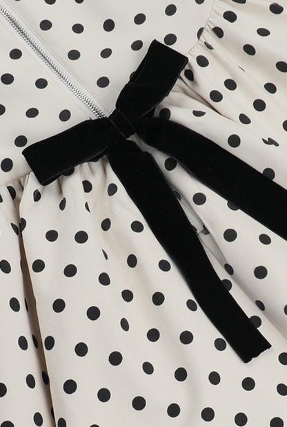 Amabel Polka Dot Mini Dress