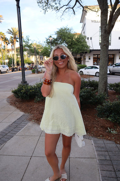 Valentina Mini Dress in Soft Linen