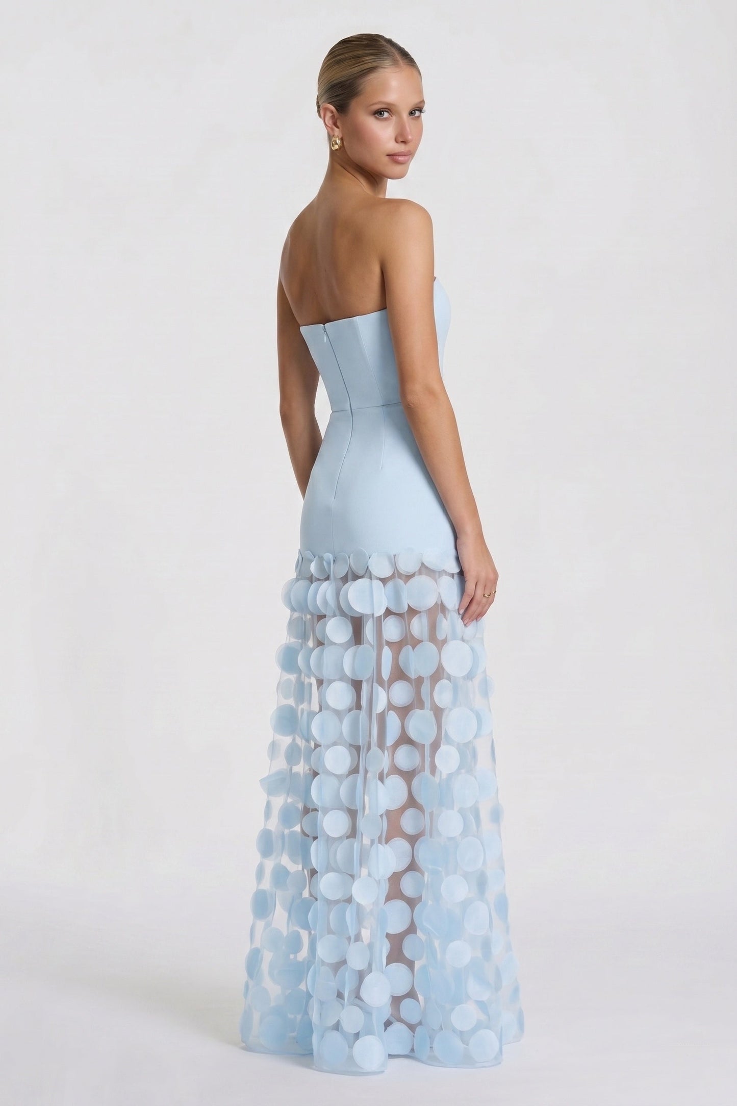 Cecilia Tulle A-Line Maxi Dress