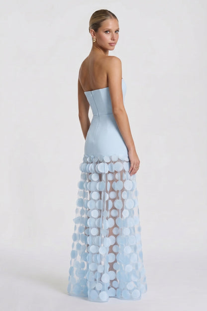 Cecilia Tulle A-Line Maxi Dress