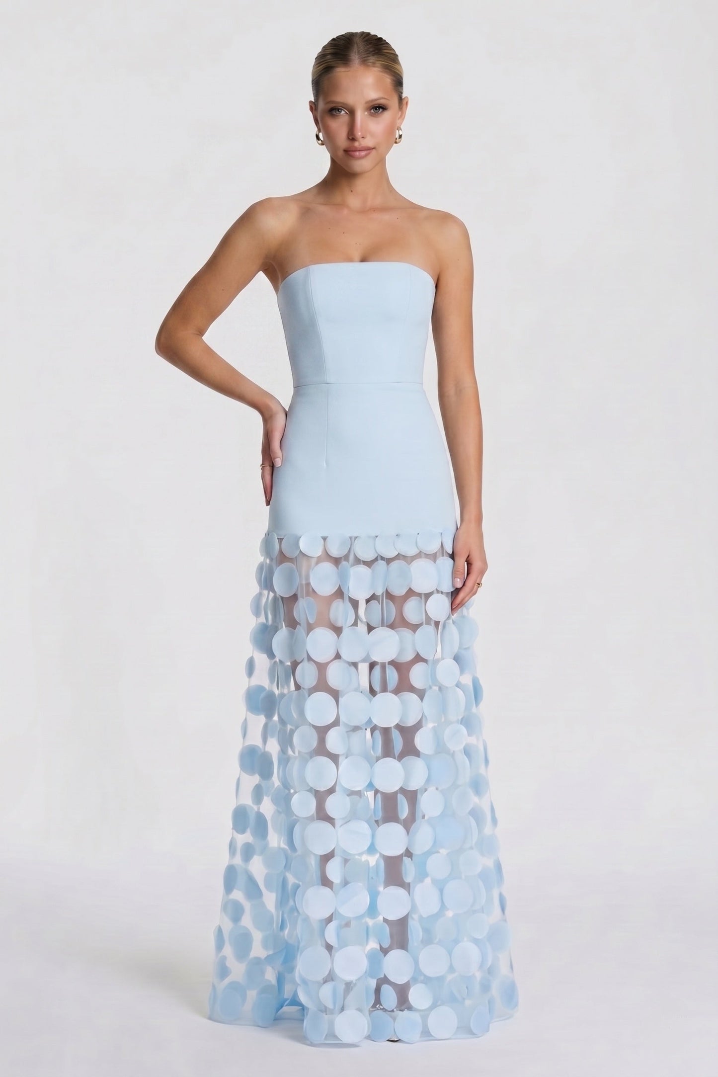 Cecilia Tulle A-Line Maxi Dress