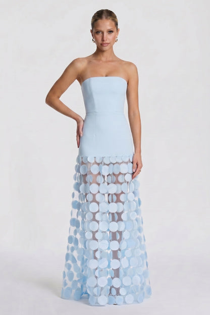 Cecilia Tulle A-Line Maxi Dress