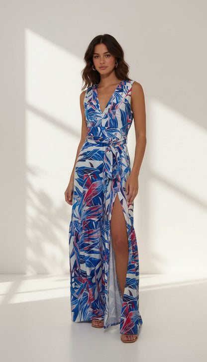 Sadora Silk Maxi Dress