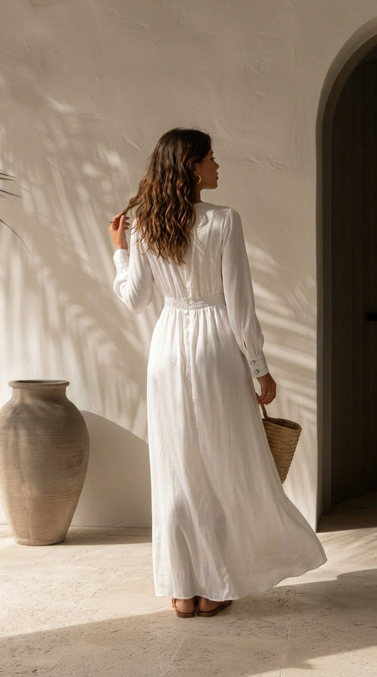 Marilia Silk Maxi Dress
