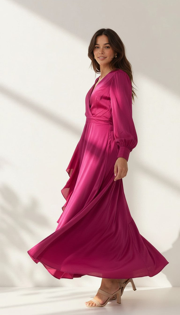 Marilia Silk Maxi Dress