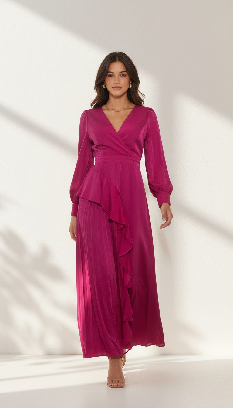 Marilia Silk Maxi Dress
