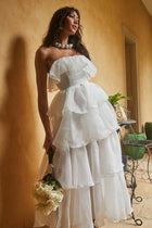 Oceana Layered Ruffle Maxi Dress