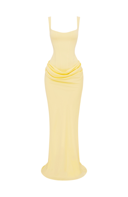 Cornelia Burgundy Maxi Dress