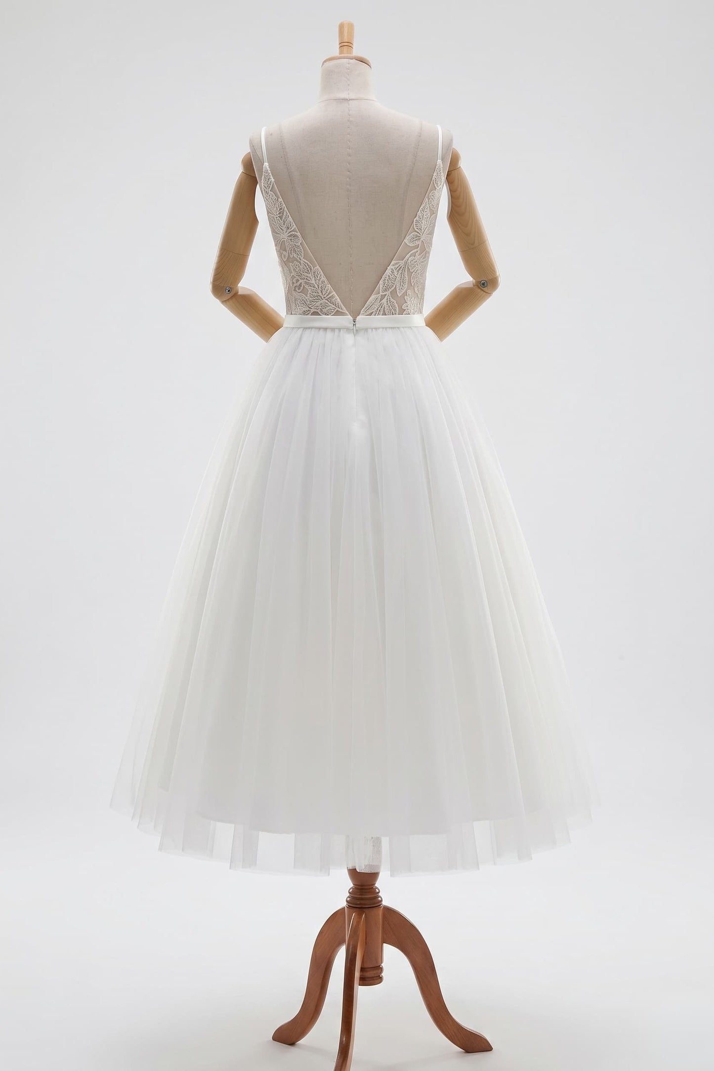 Celeste Lace Tulle A-Line Dress