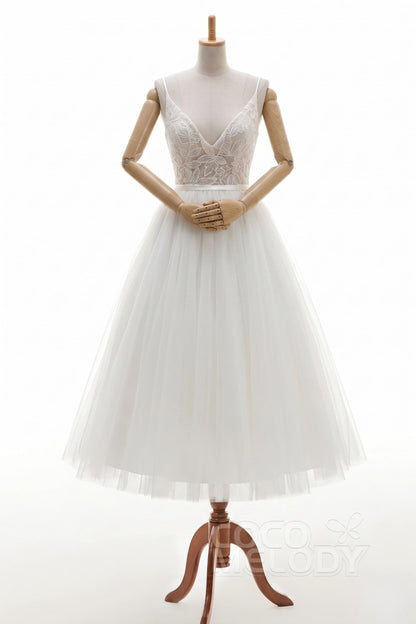 Celeste Lace Tulle A-Line Dress