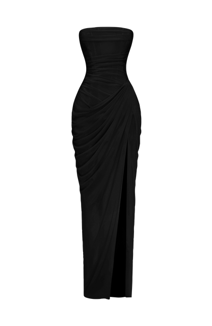Cyra Black Maxi Dress