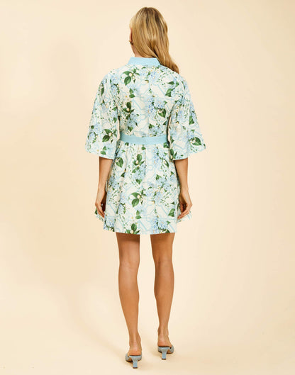 Carmen Quatrefoil Mini Dress