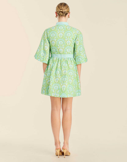 Carmen Trellis Mini Dress