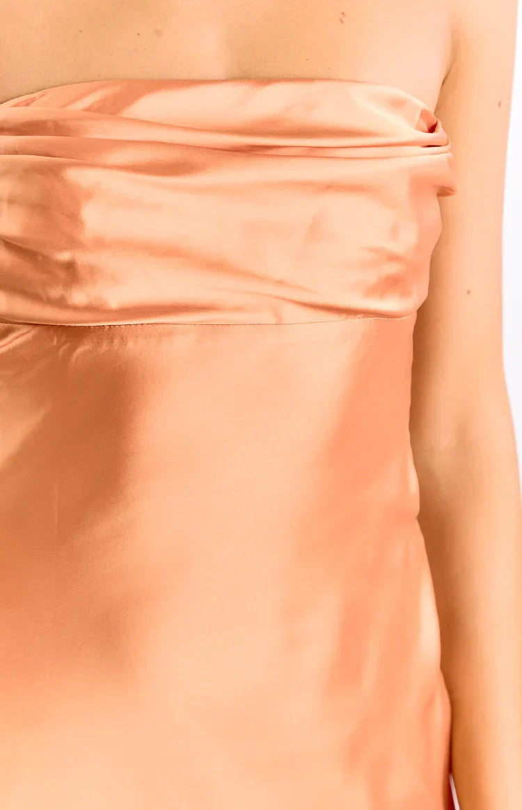 Claudie Satin Mini Dress