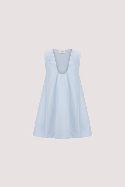 Gabby Cornflower Cotton Mini Dress